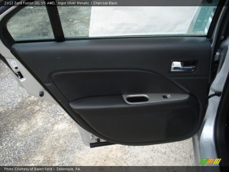 Ingot Silver Metallic / Charcoal Black 2012 Ford Fusion SEL V6 AWD