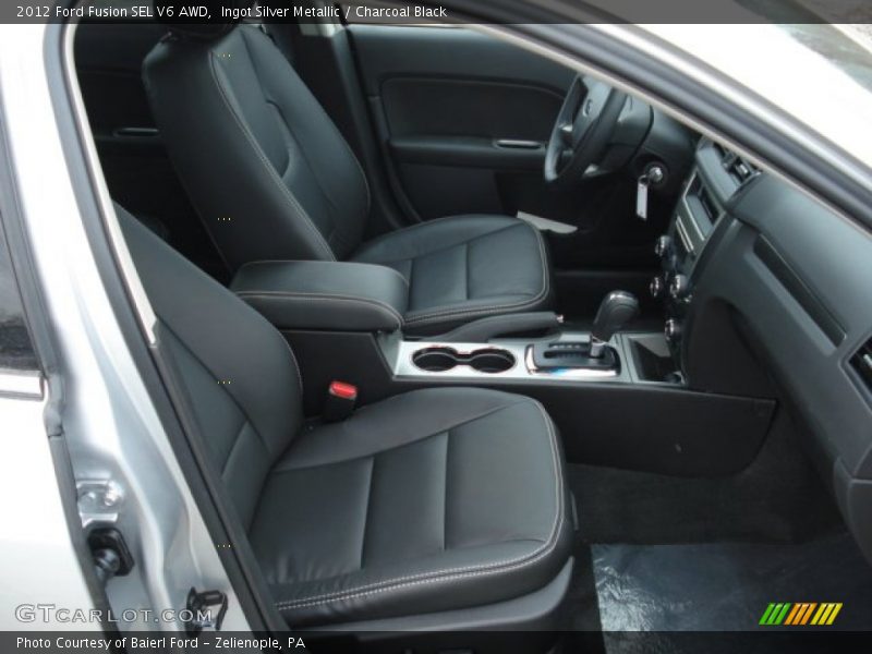 Ingot Silver Metallic / Charcoal Black 2012 Ford Fusion SEL V6 AWD