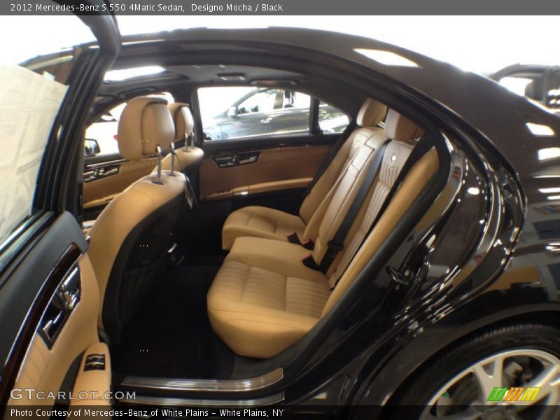 Designo Mocha / Black 2012 Mercedes-Benz S 550 4Matic Sedan