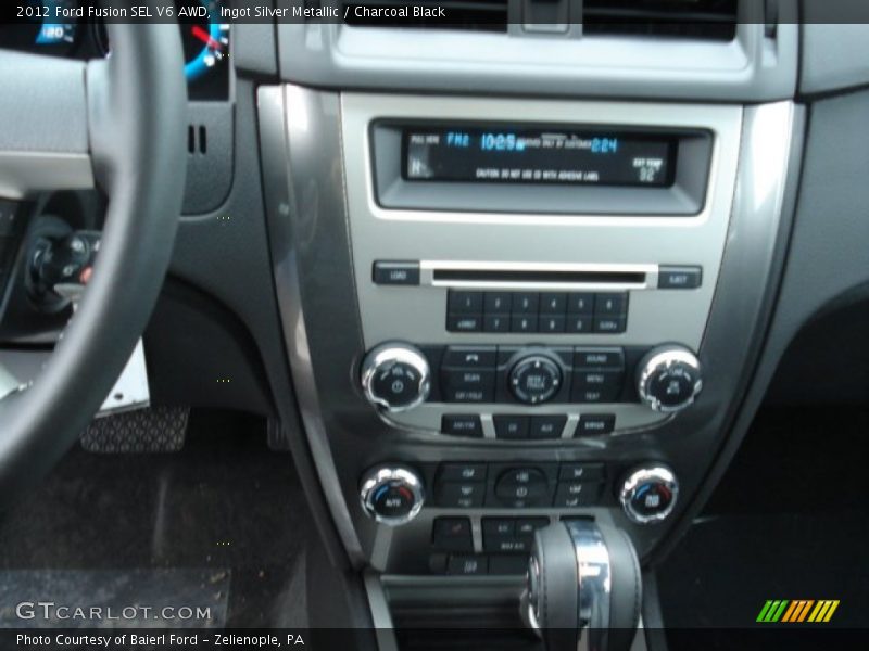 Ingot Silver Metallic / Charcoal Black 2012 Ford Fusion SEL V6 AWD