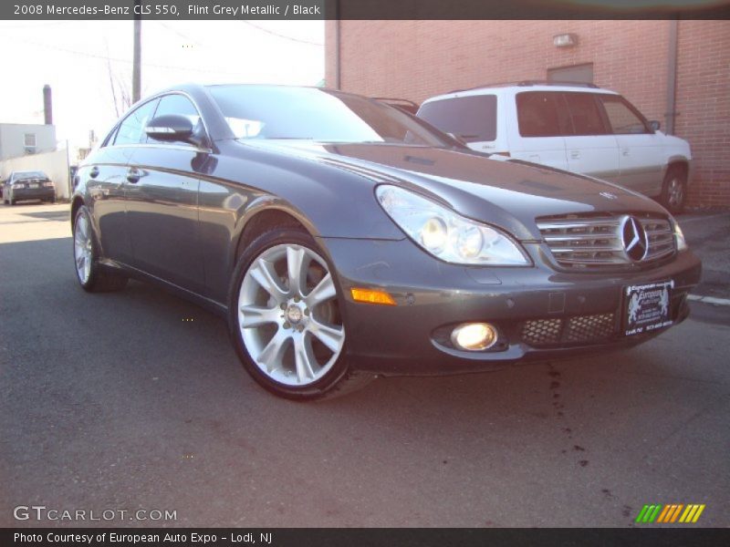Flint Grey Metallic / Black 2008 Mercedes-Benz CLS 550