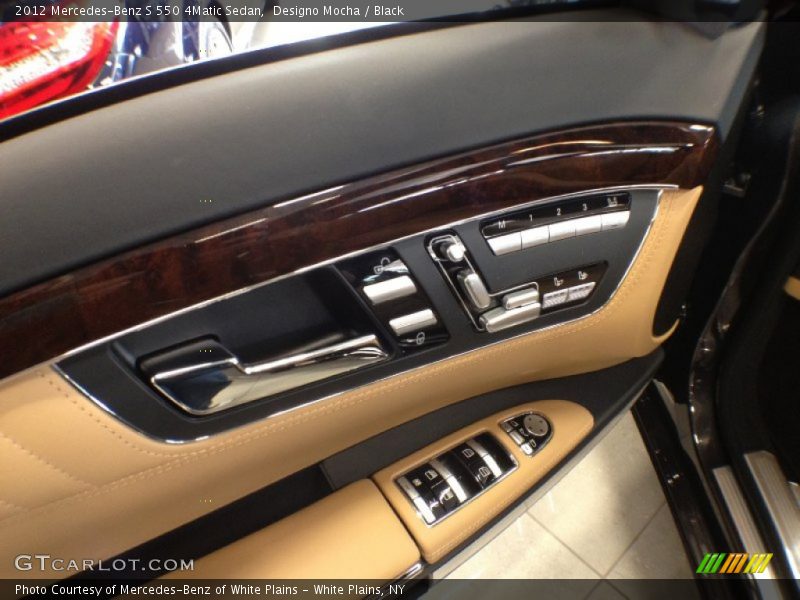 Designo Mocha / Black 2012 Mercedes-Benz S 550 4Matic Sedan