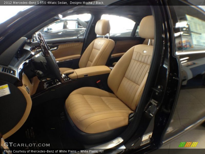 Designo Mocha / Black 2012 Mercedes-Benz S 550 4Matic Sedan