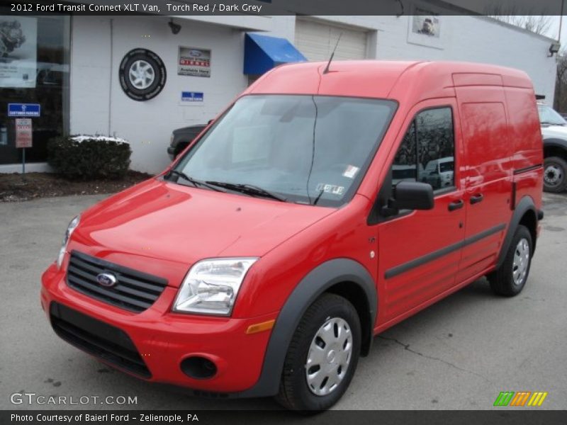 Torch Red / Dark Grey 2012 Ford Transit Connect XLT Van
