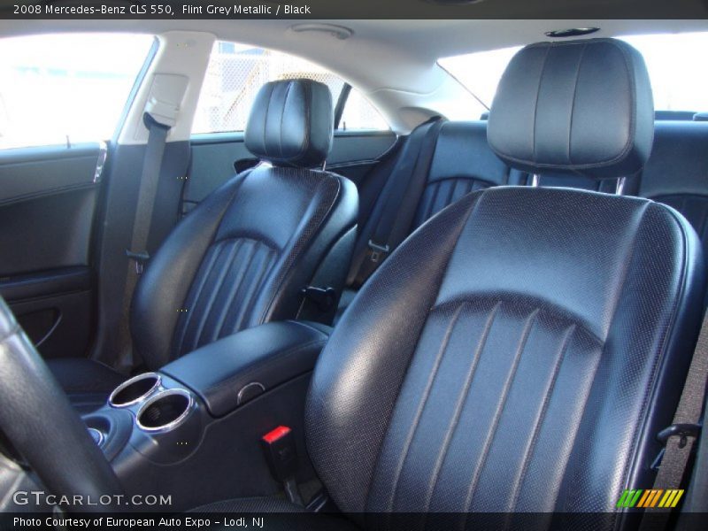Flint Grey Metallic / Black 2008 Mercedes-Benz CLS 550