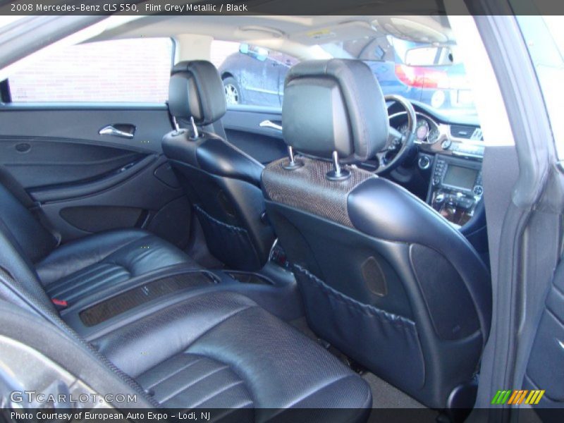 Flint Grey Metallic / Black 2008 Mercedes-Benz CLS 550