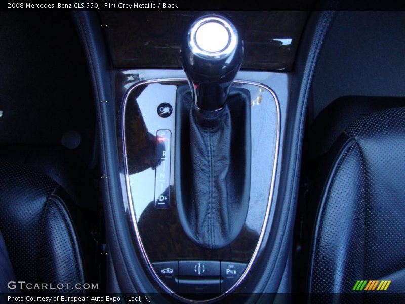 Flint Grey Metallic / Black 2008 Mercedes-Benz CLS 550