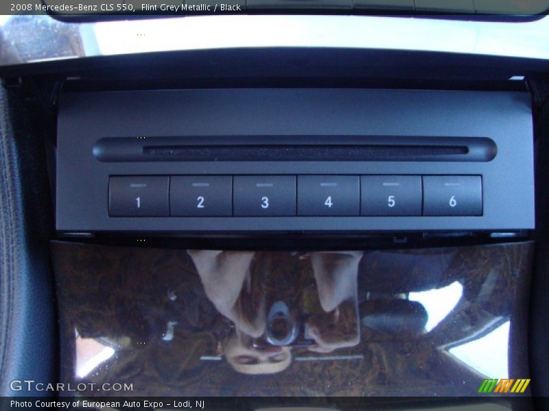 Flint Grey Metallic / Black 2008 Mercedes-Benz CLS 550