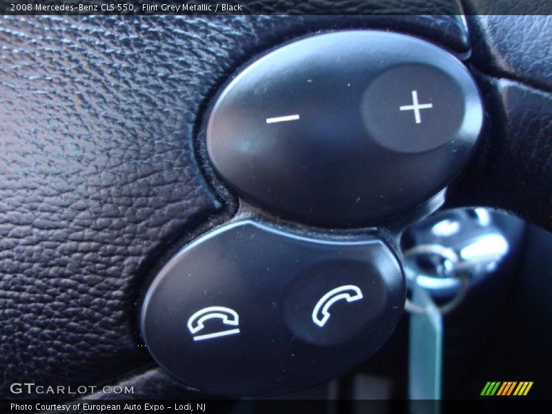 Flint Grey Metallic / Black 2008 Mercedes-Benz CLS 550