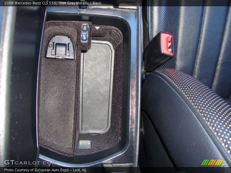 Flint Grey Metallic / Black 2008 Mercedes-Benz CLS 550