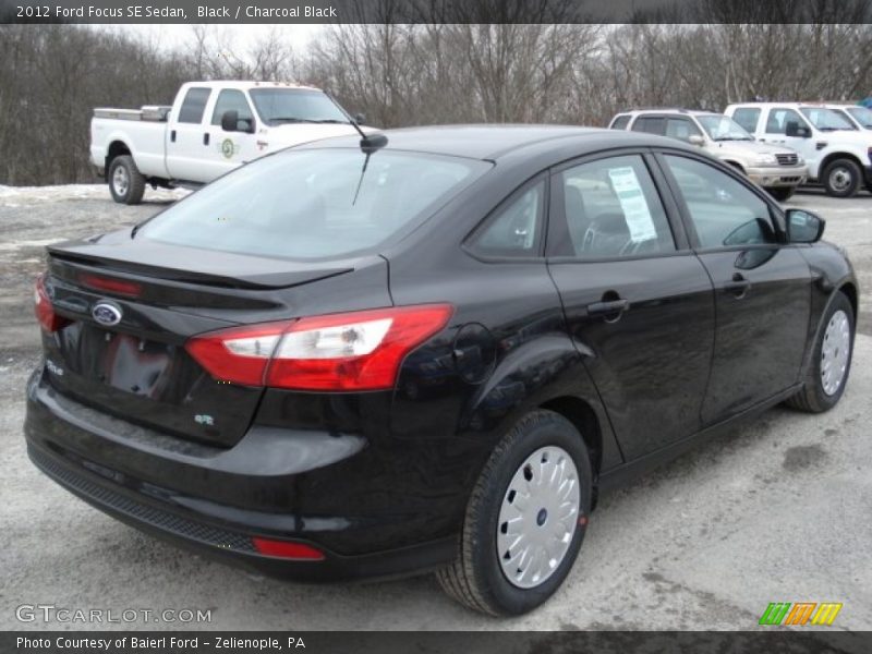 Black / Charcoal Black 2012 Ford Focus SE Sedan