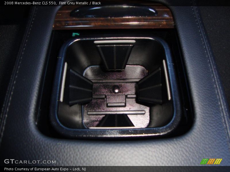 Flint Grey Metallic / Black 2008 Mercedes-Benz CLS 550