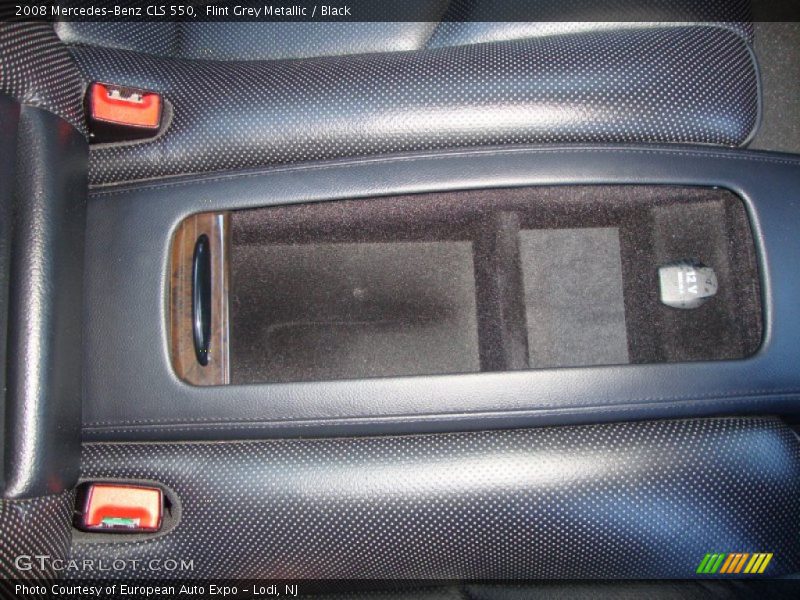 Flint Grey Metallic / Black 2008 Mercedes-Benz CLS 550