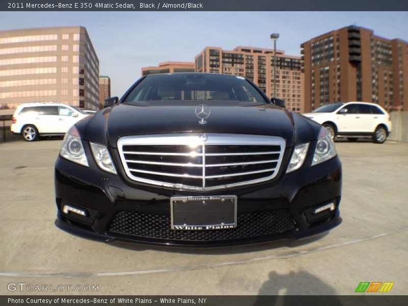 Black / Almond/Black 2011 Mercedes-Benz E 350 4Matic Sedan