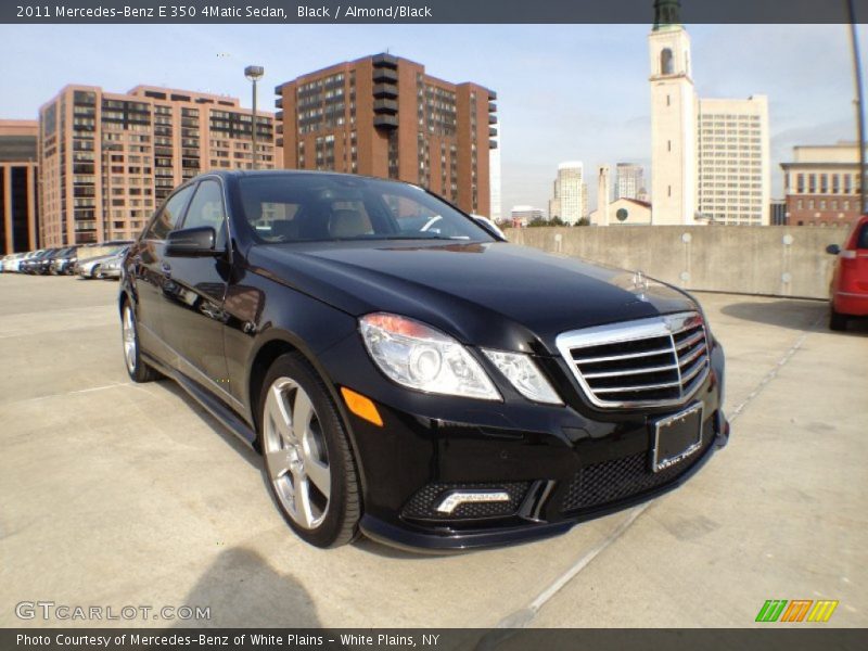 Black / Almond/Black 2011 Mercedes-Benz E 350 4Matic Sedan