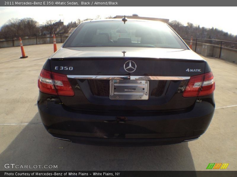 Black / Almond/Black 2011 Mercedes-Benz E 350 4Matic Sedan