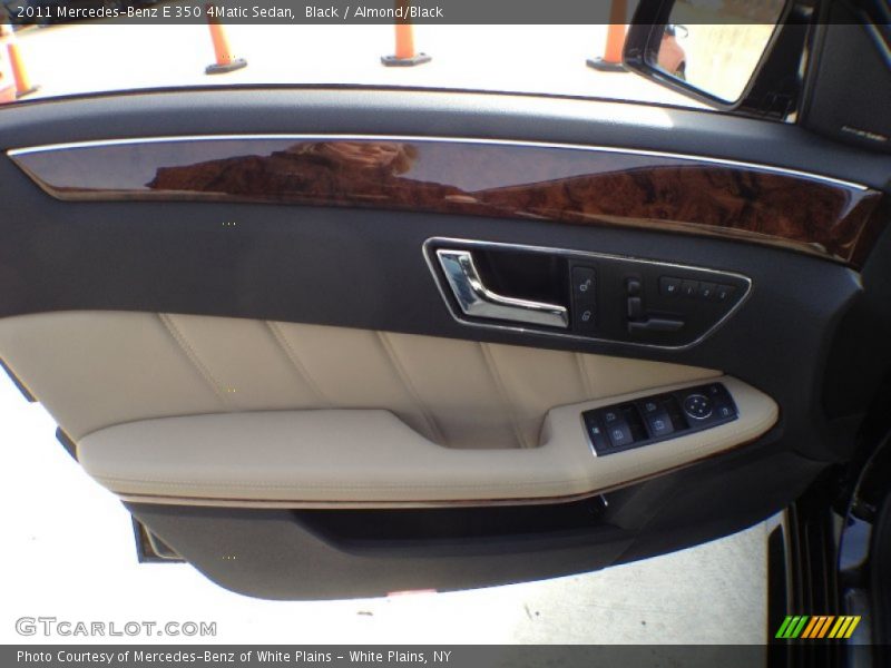 Black / Almond/Black 2011 Mercedes-Benz E 350 4Matic Sedan