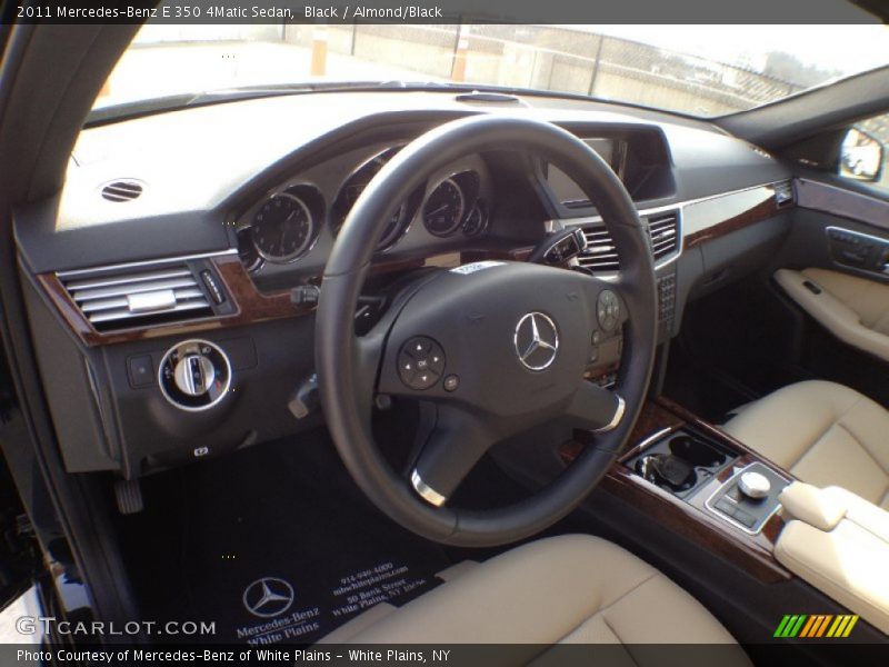 Black / Almond/Black 2011 Mercedes-Benz E 350 4Matic Sedan