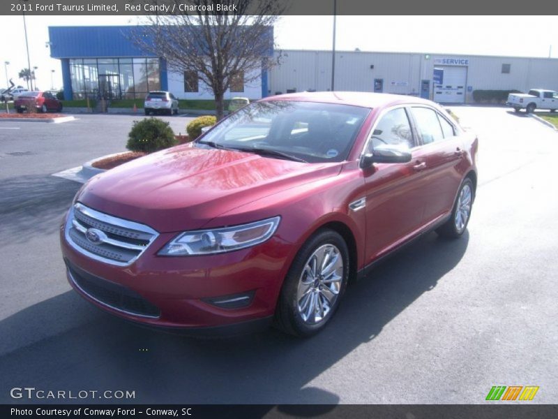Red Candy / Charcoal Black 2011 Ford Taurus Limited
