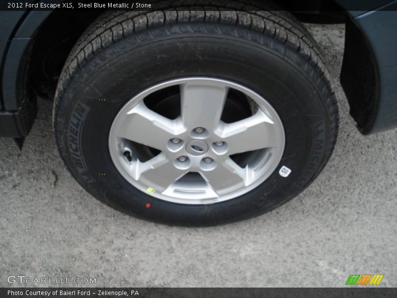 Steel Blue Metallic / Stone 2012 Ford Escape XLS