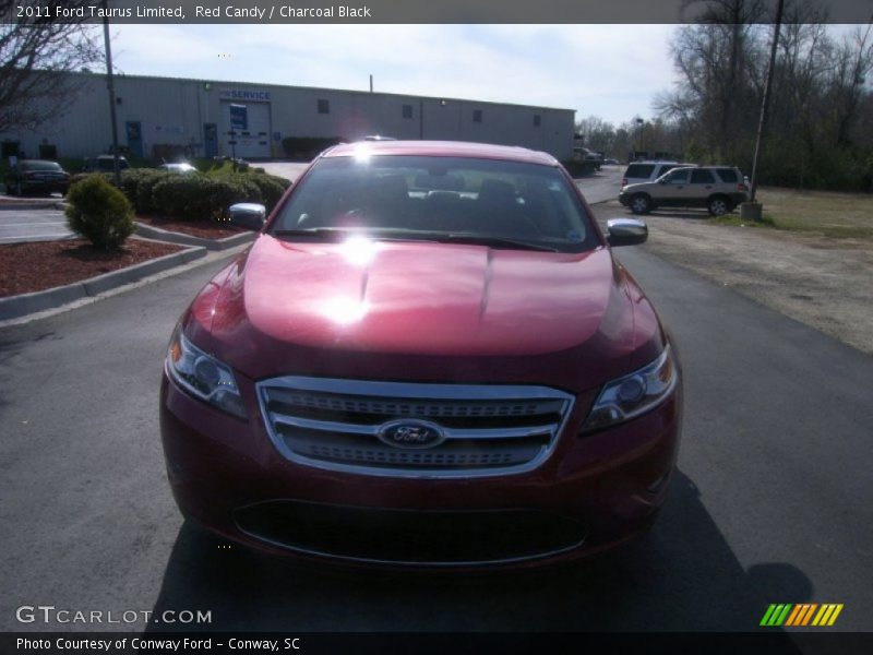 Red Candy / Charcoal Black 2011 Ford Taurus Limited