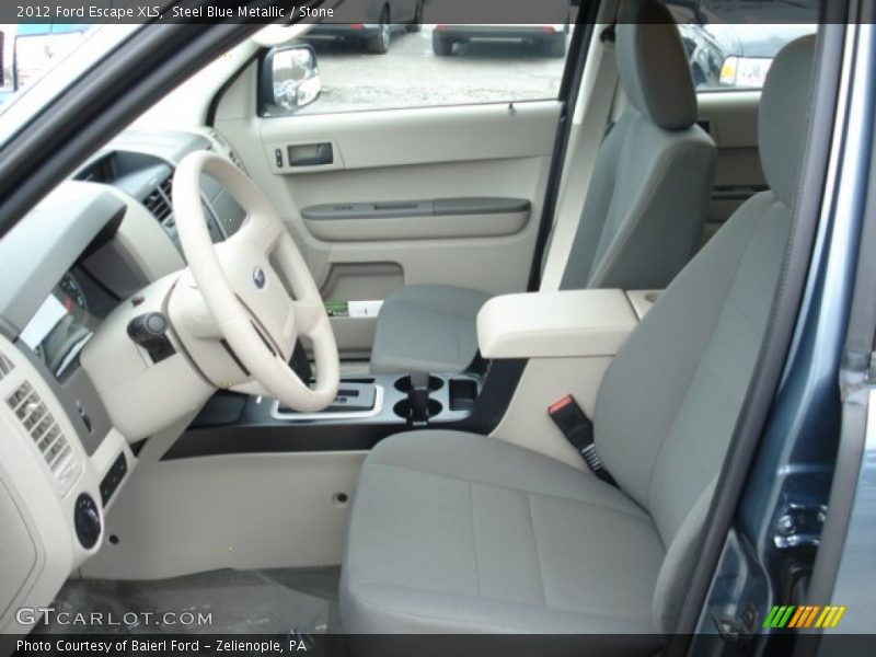 Steel Blue Metallic / Stone 2012 Ford Escape XLS
