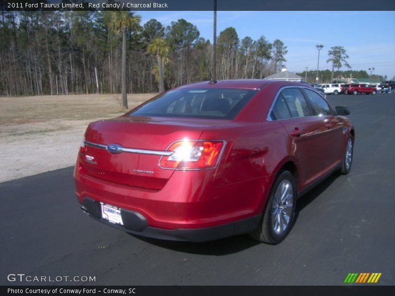 Red Candy / Charcoal Black 2011 Ford Taurus Limited