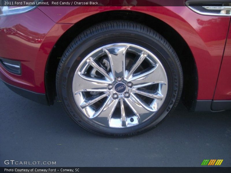 Red Candy / Charcoal Black 2011 Ford Taurus Limited