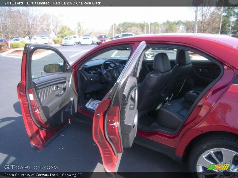 Red Candy / Charcoal Black 2011 Ford Taurus Limited
