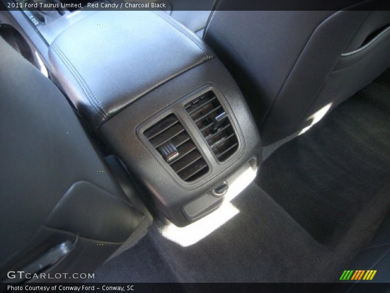 Red Candy / Charcoal Black 2011 Ford Taurus Limited