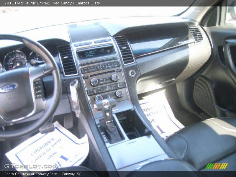 Red Candy / Charcoal Black 2011 Ford Taurus Limited
