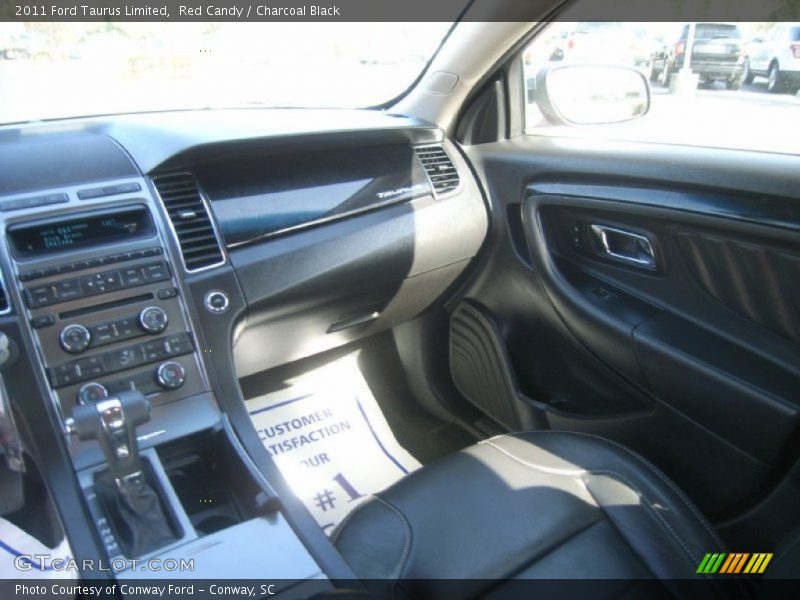 Red Candy / Charcoal Black 2011 Ford Taurus Limited