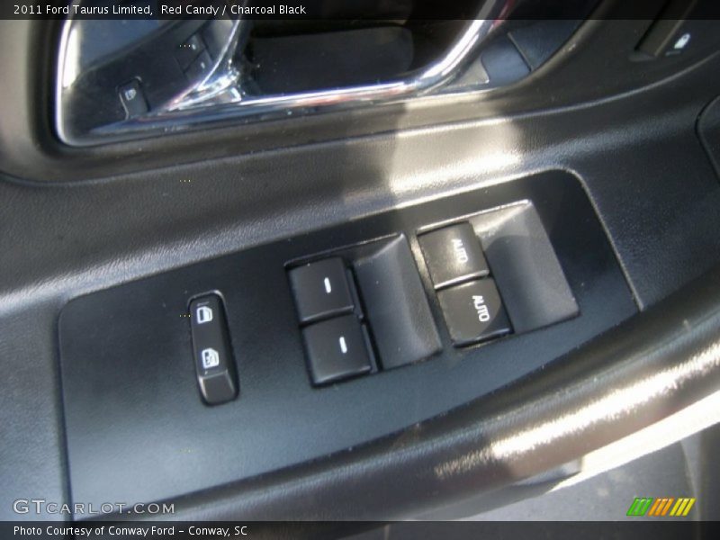 Red Candy / Charcoal Black 2011 Ford Taurus Limited