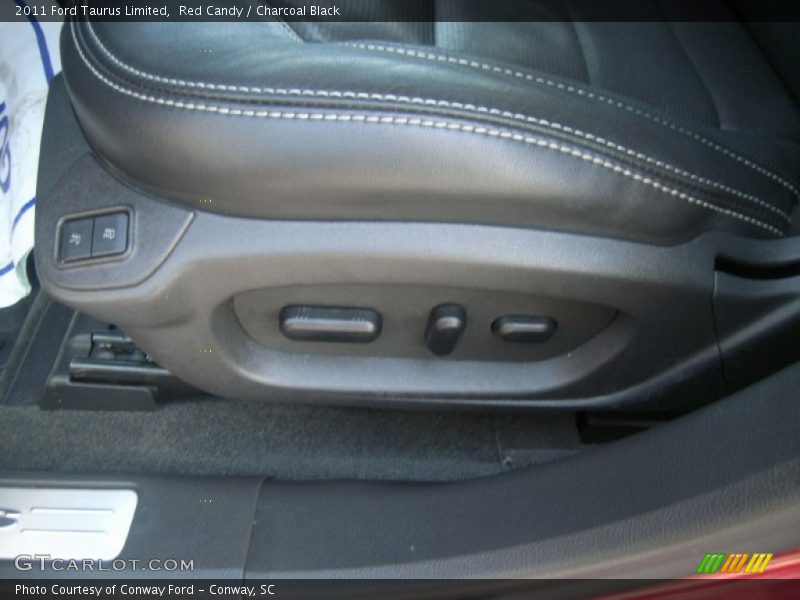 Red Candy / Charcoal Black 2011 Ford Taurus Limited