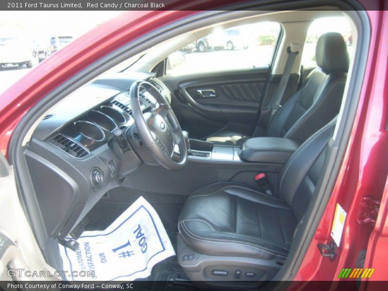 Red Candy / Charcoal Black 2011 Ford Taurus Limited