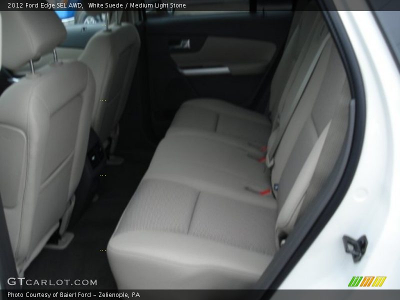 White Suede / Medium Light Stone 2012 Ford Edge SEL AWD