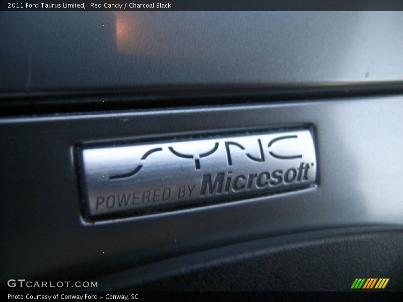 Red Candy / Charcoal Black 2011 Ford Taurus Limited