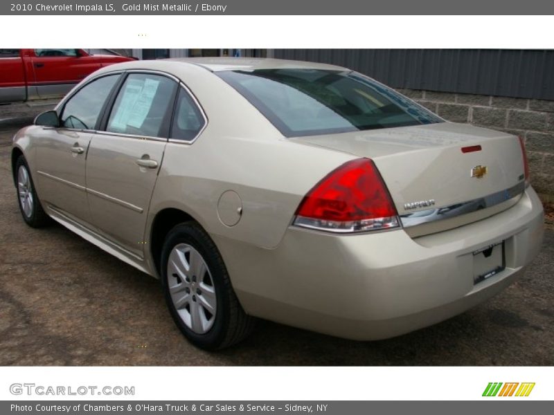 Gold Mist Metallic / Ebony 2010 Chevrolet Impala LS