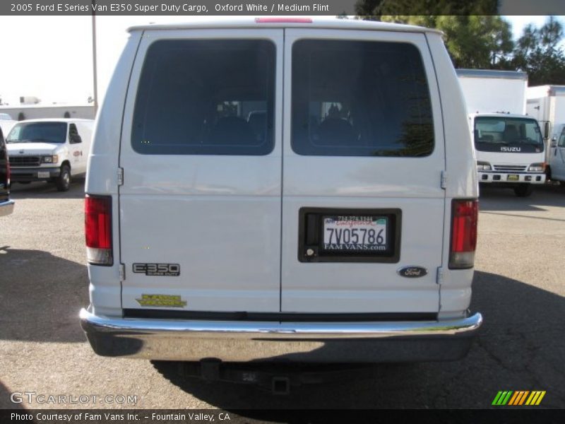 Oxford White / Medium Flint 2005 Ford E Series Van E350 Super Duty Cargo