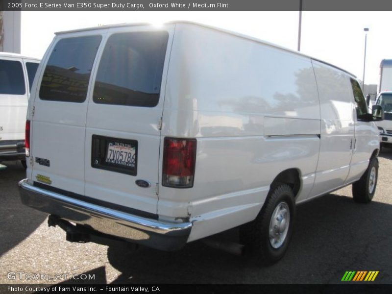 Oxford White / Medium Flint 2005 Ford E Series Van E350 Super Duty Cargo