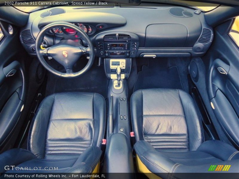 2002 911 Carrera Cabriolet Black Interior