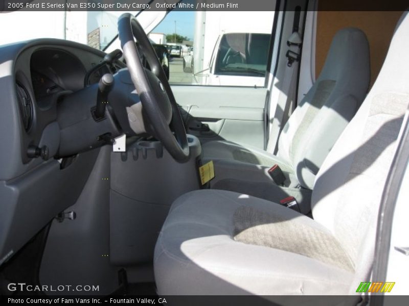 Oxford White / Medium Flint 2005 Ford E Series Van E350 Super Duty Cargo