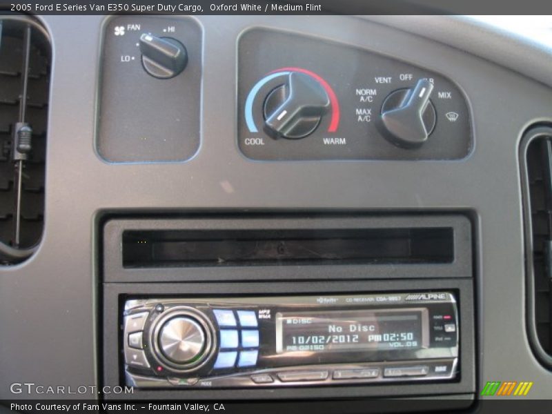 Oxford White / Medium Flint 2005 Ford E Series Van E350 Super Duty Cargo
