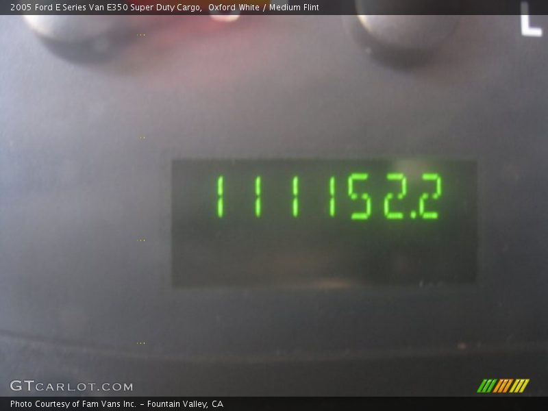 Oxford White / Medium Flint 2005 Ford E Series Van E350 Super Duty Cargo