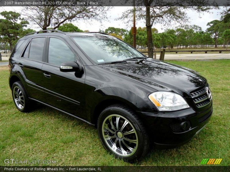 Black / Black 2007 Mercedes-Benz ML 320 CDI 4Matic
