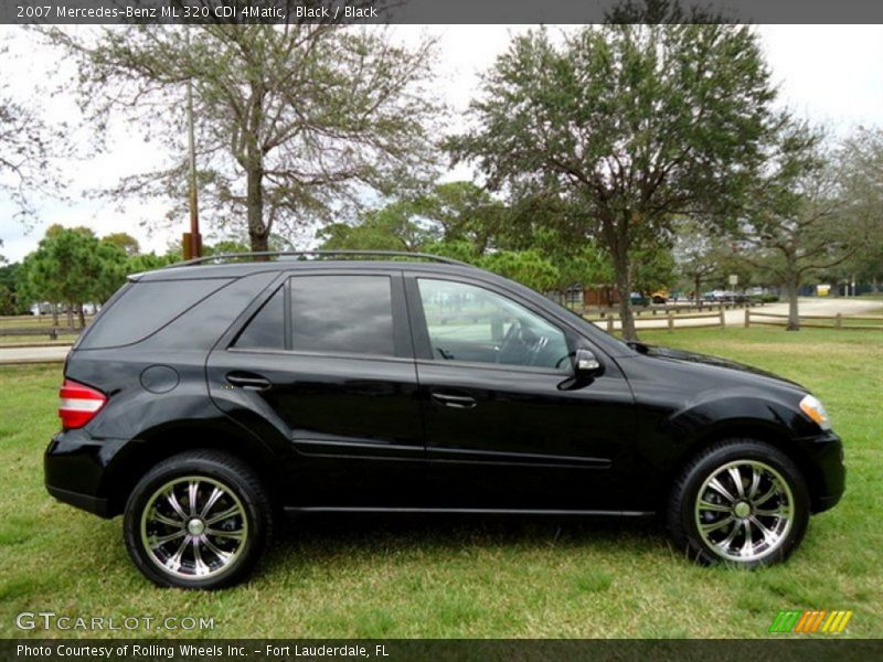 Black / Black 2007 Mercedes-Benz ML 320 CDI 4Matic