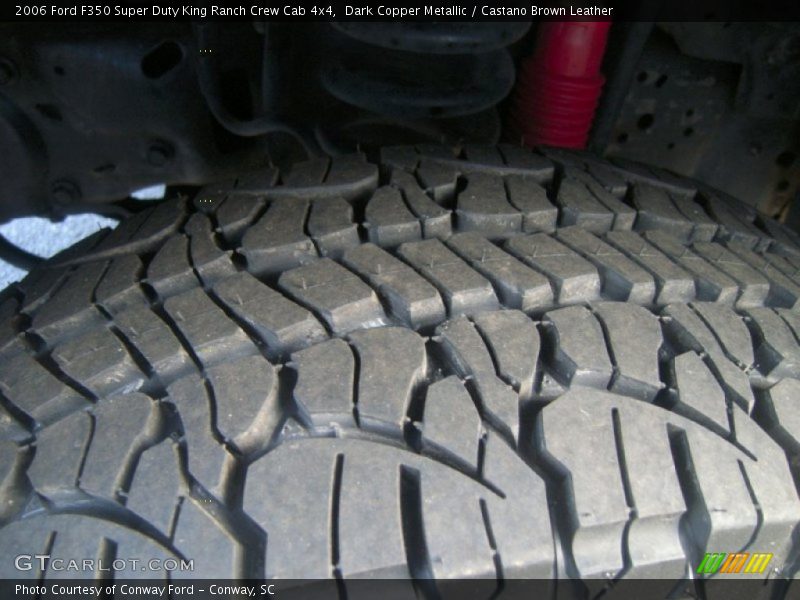 Dark Copper Metallic / Castano Brown Leather 2006 Ford F350 Super Duty King Ranch Crew Cab 4x4