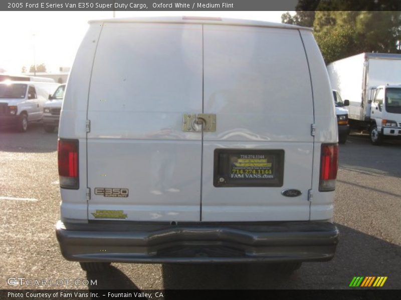 Oxford White / Medium Flint 2005 Ford E Series Van E350 Super Duty Cargo