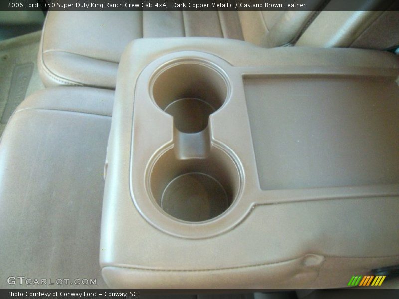 Dark Copper Metallic / Castano Brown Leather 2006 Ford F350 Super Duty King Ranch Crew Cab 4x4