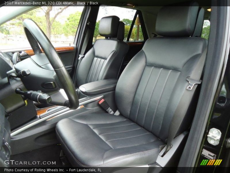 Black / Black 2007 Mercedes-Benz ML 320 CDI 4Matic